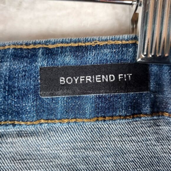 Judy Blue 13/31 Boyfriend Jean Distressed Stretch Denim, Plus Curvy Friendly - Picture 5 of 11